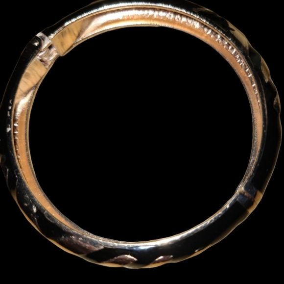 6" Black Enamel Bangle L8 - Picture 5 of 6